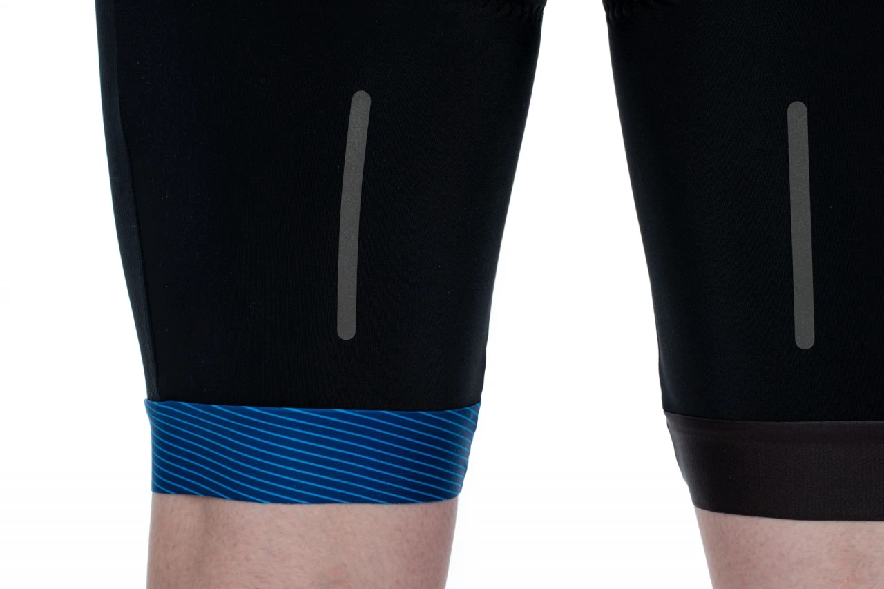 4. Pantaloni CUBE Teamline Bib Shorts Black Blue