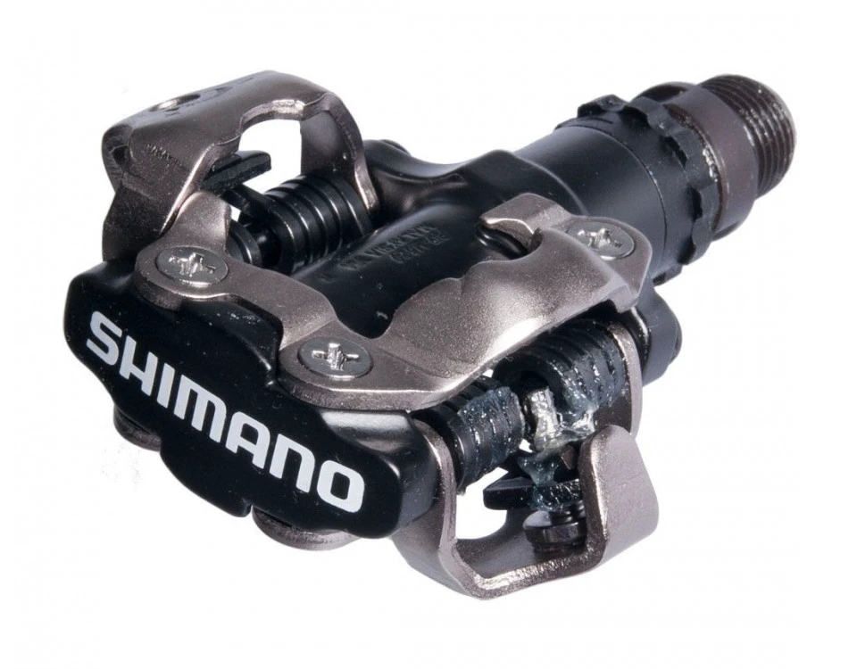4. Pedale SHIMANO PD-M520L SPD fara catadioptrii + placute SM-SH51 negru