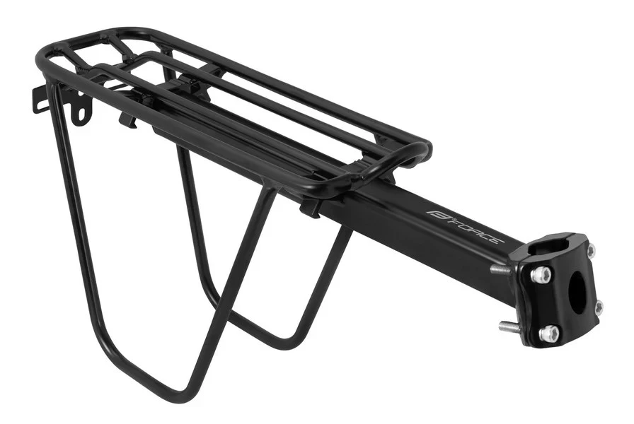 3. Portbagaj aluminiu Force 24-29 cu laterale si clema negru
