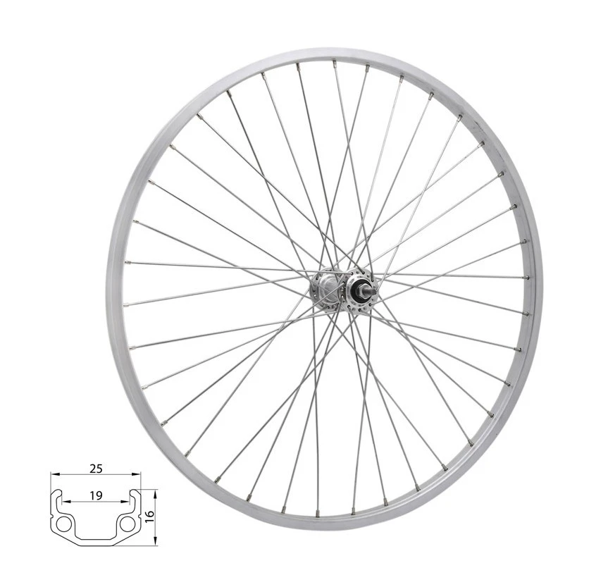 1. Roata spate 24 RMX 219 507x19 argintie