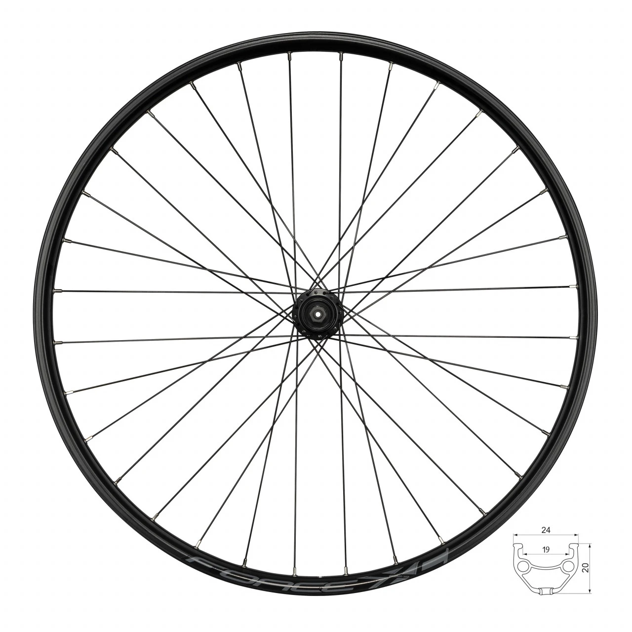 1. Roata Spate Force XC Disc 622x19 32H