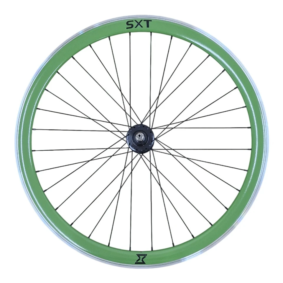 1. Roata Spate Single Speed/Fixie SXT 700-32H 40 mm Verde