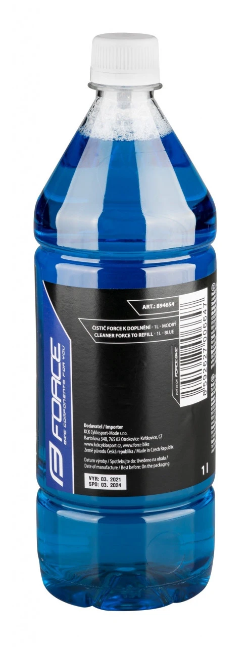 1. Solutie curatare Force 1l albastra