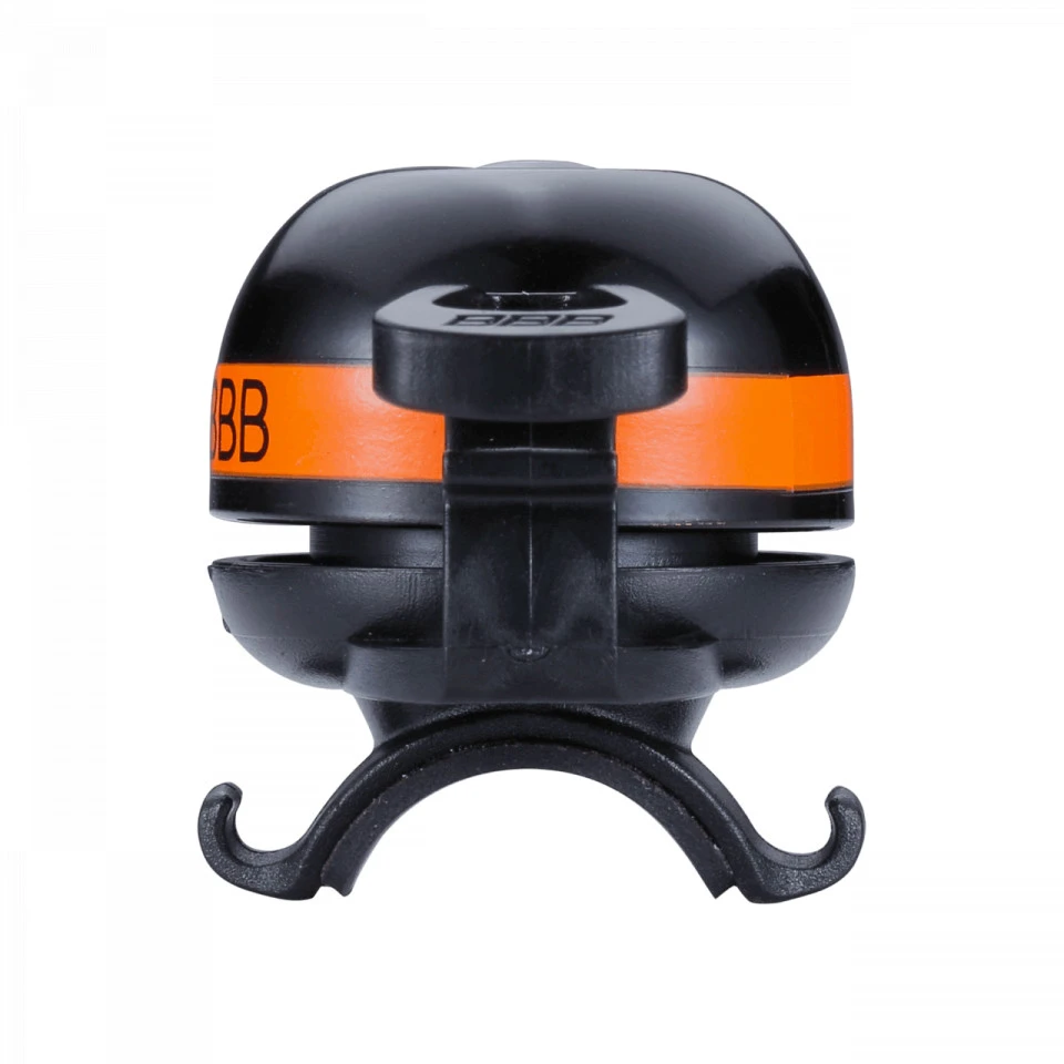 6. Sonerie pentru bicicleta BBB-14 Easyfit negru-portocaliu/galben/magenta