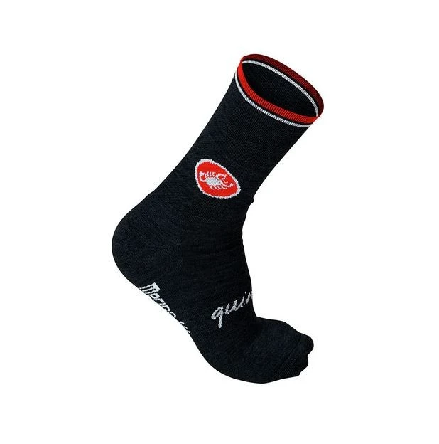 1. Sosete Castelli Quindici Soft Negru