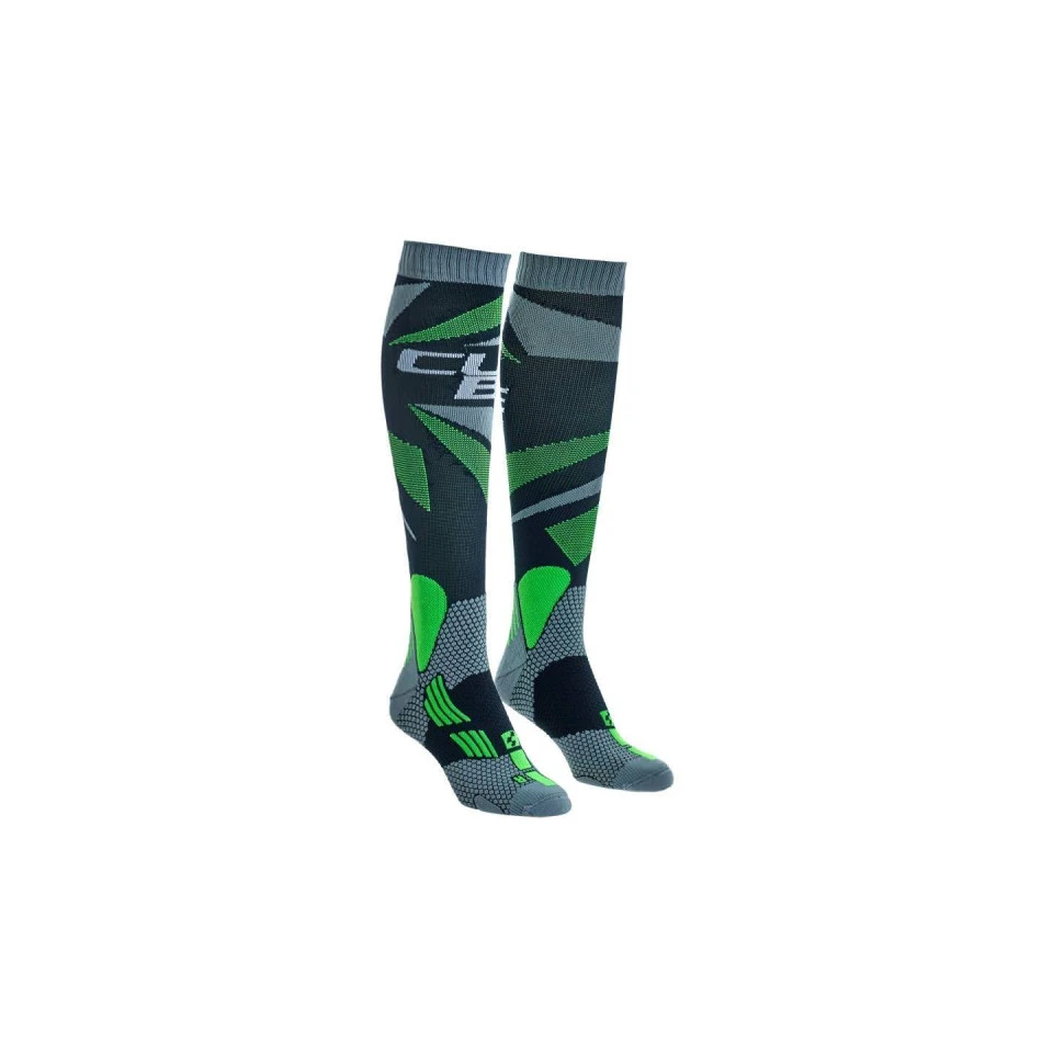 1. SOSETE CUBE SOCKS ACTION ESSENTIAL BLACK'N'GREY GREEN 44-47
