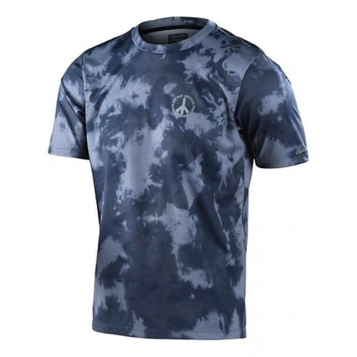 1. Tricou Bicicleta Troy Lee Designs Flowline Plot Charcoal
