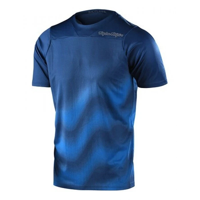 1. Tricou Bicicleta Troy Lee Designs Skyline Ss Wave Navy