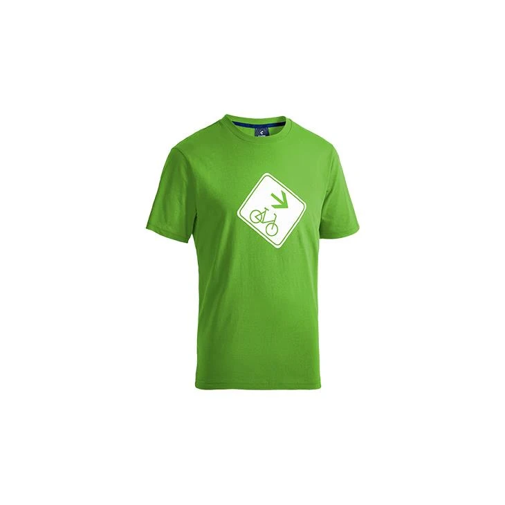 1. Tricou CUBE Junior Sign Verde-Alb