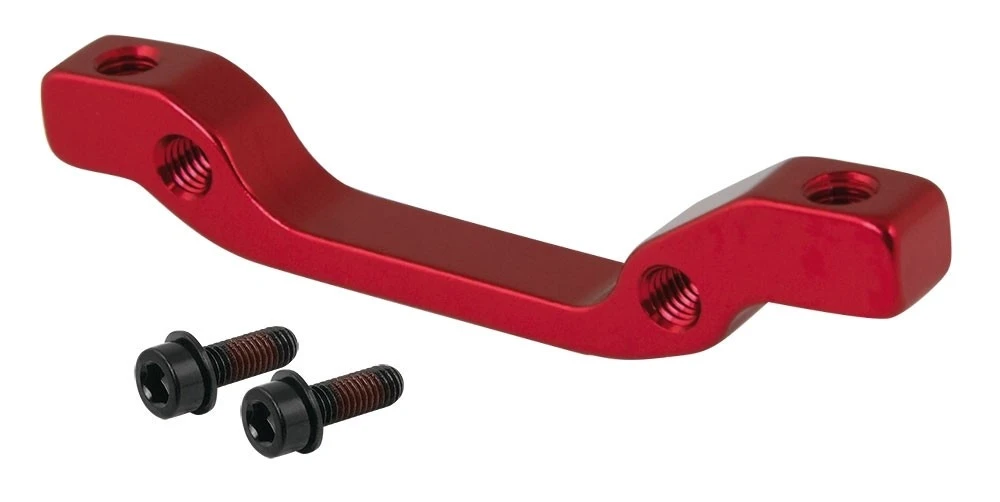 1. Adaptor etrier fata postmount/standard Force 160 mm rosu