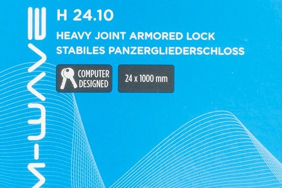 3. Antifurt cu Cheie M-WAVE "H 24.10" cu Armura Articulara