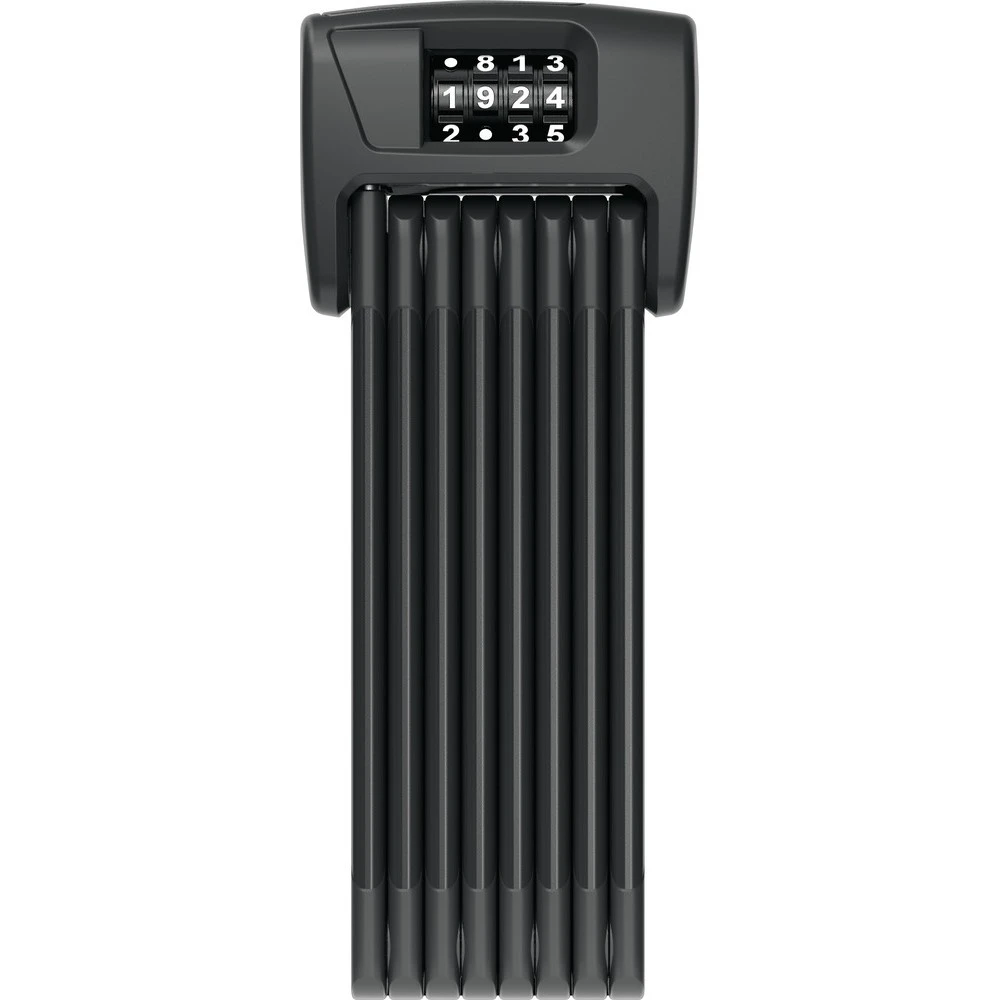 1. ANTIFURT DE BICICLETA, ABUS Bordo Combo 6000C - 120 cm CIFRU, NEGRU