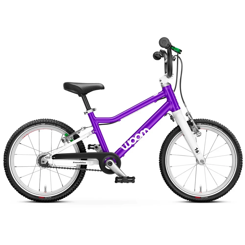 1. Bicicleta copii WOOM 3 Automagic Purple