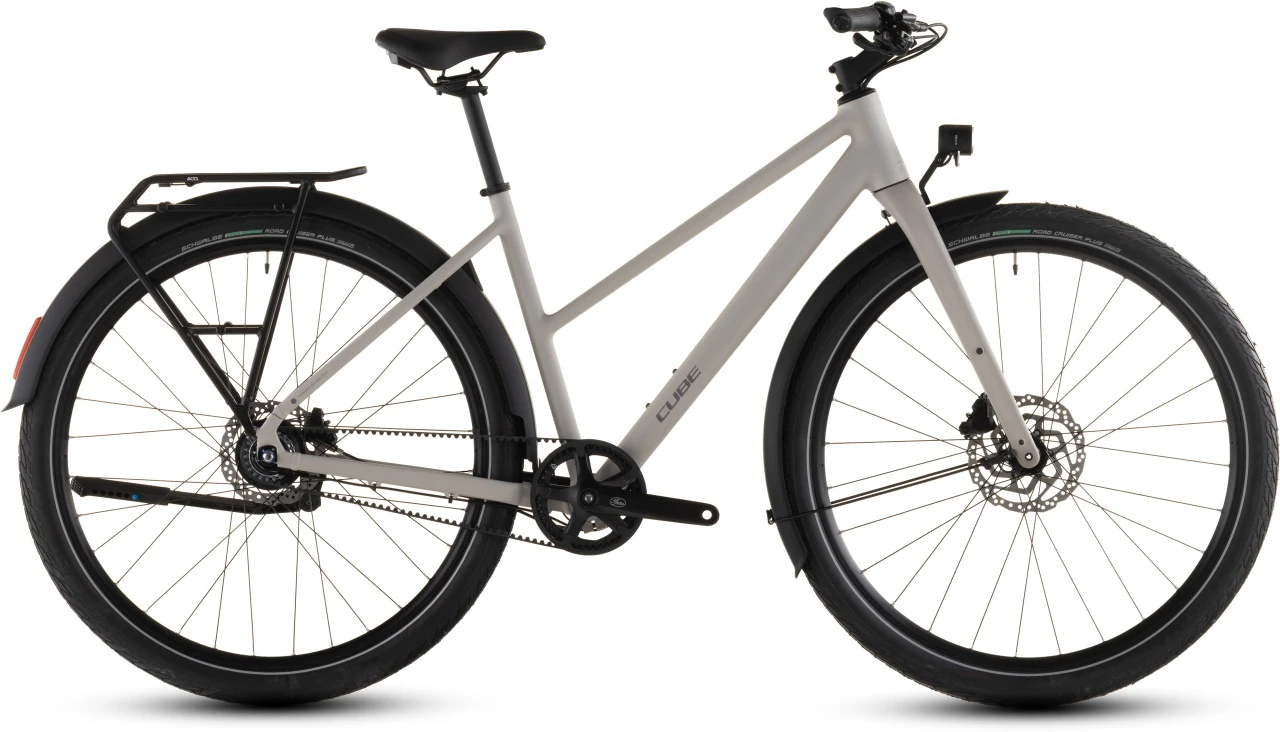 1. BICICLETA CUBE EDITOR PRO FE TRAPEZE OATGREY GREY