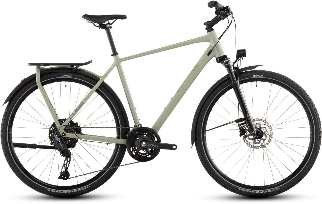 1. BICICLETA CUBE KATHMANDU EXC PEA GREY