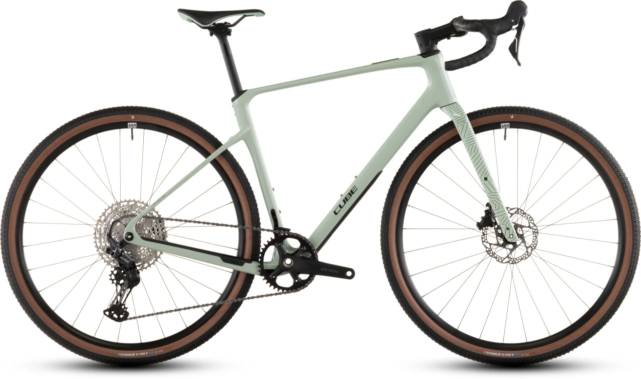 1. BICICLETA CUBE NUROAD C:62 ONE ALOEGREEN BLACK