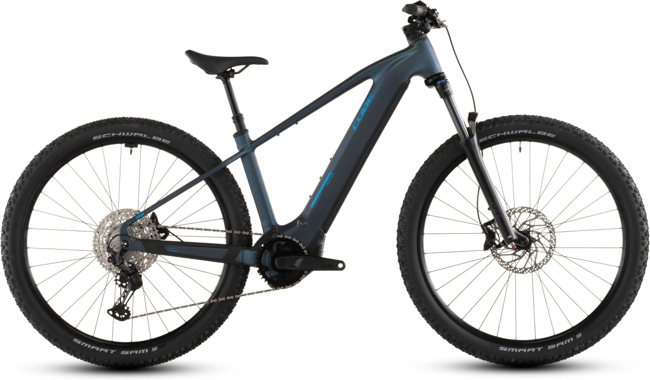 1. BICICLETA ELECTRICA CUBE REACTION HYBRID PRO 800 NEBULAR DAZZLE