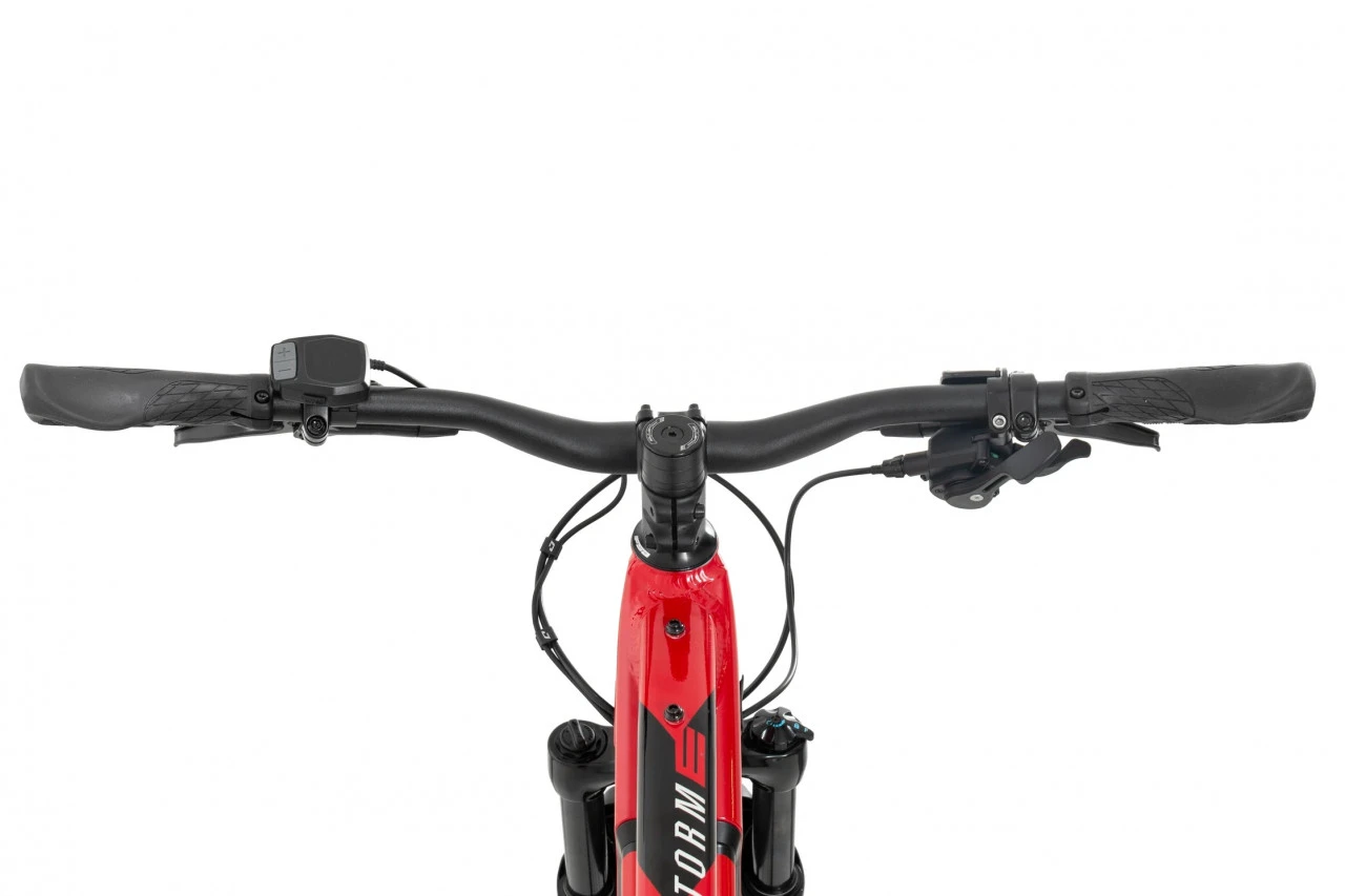 4. Bicicleta Electrica Rock Machine Storm INT e70-29 Gloss Red/Silver/Black