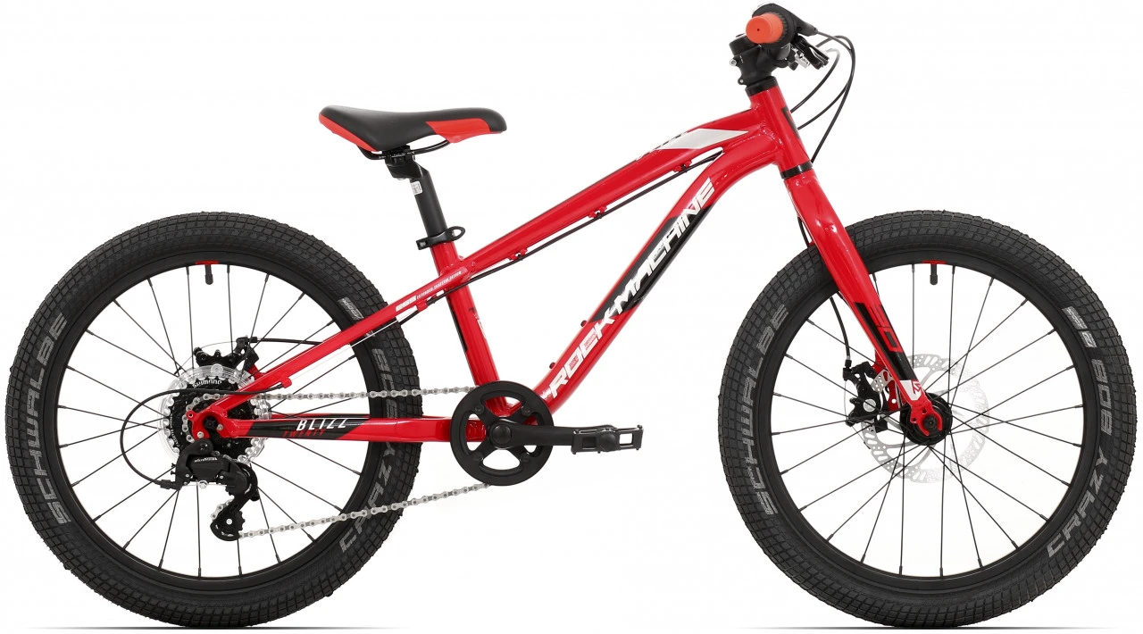 1. Bicicleta Rock Machine Blizz 20 MD Rosu/Negru