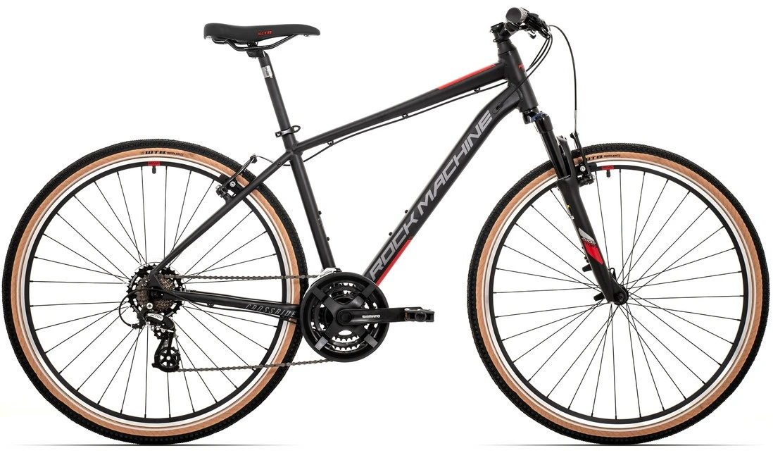 1. Bicicleta Rock Machine Crossride 100 29 Negru/Rosu