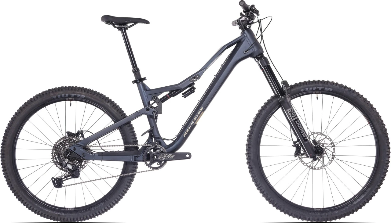 1. Bicicleta Rock Machine Whizz FS II 50 27.5/29 Matte Deep Ocean Blue 16.0 - (M)