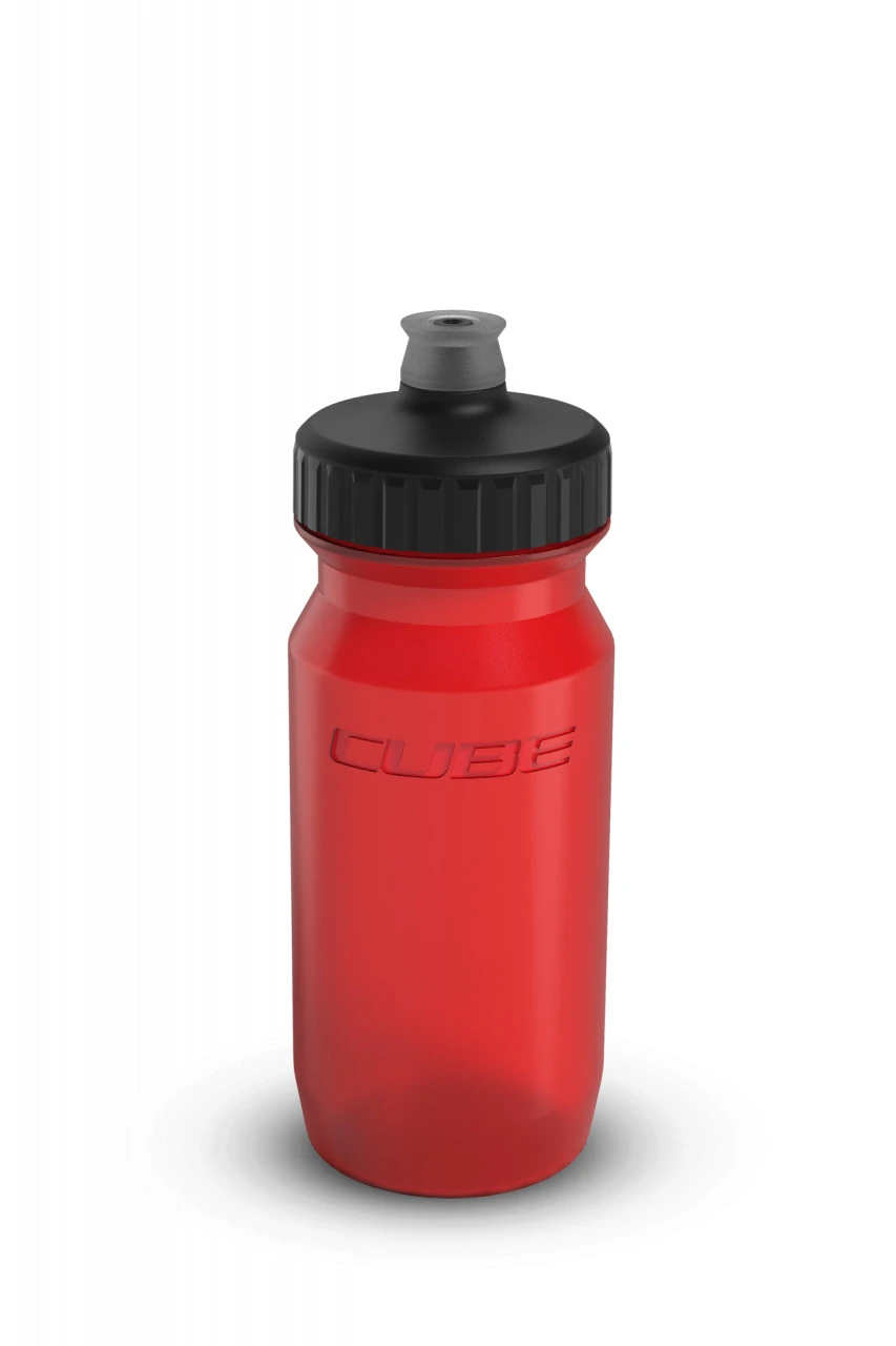 1. BIDON CUBE BOTTLE FEATHER 0.5L Rosu