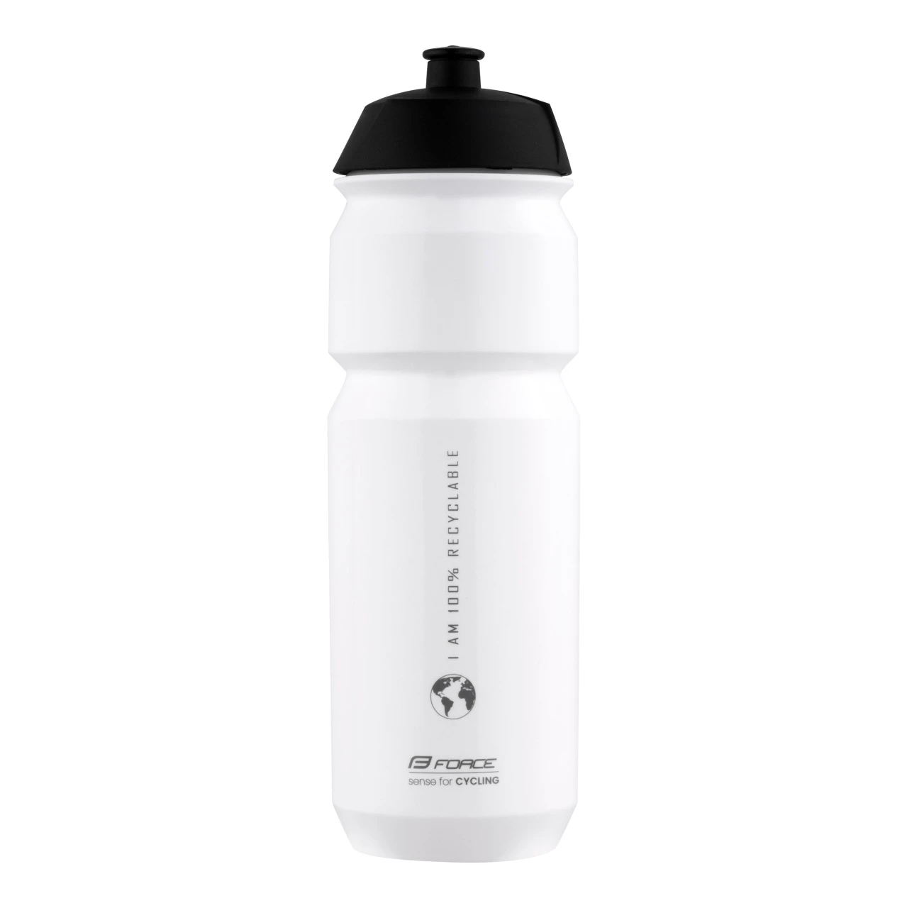 1. Bidon Force Bio Earth 750ml alb/gri