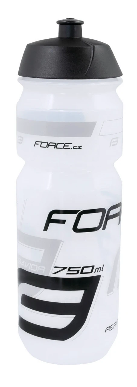 1. Bidon Force Savior 0.75l Transparent/Negru/gri