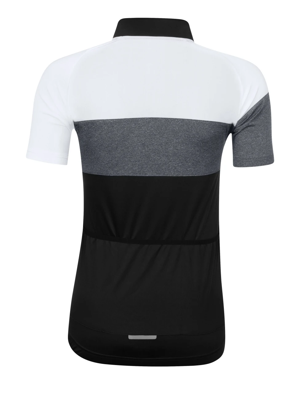 2. Bluza ciclism Force View Lady maneci scurte negru/alb/gri XS