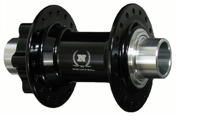 1. Butuc fata Novatec bolt-on, Negru
