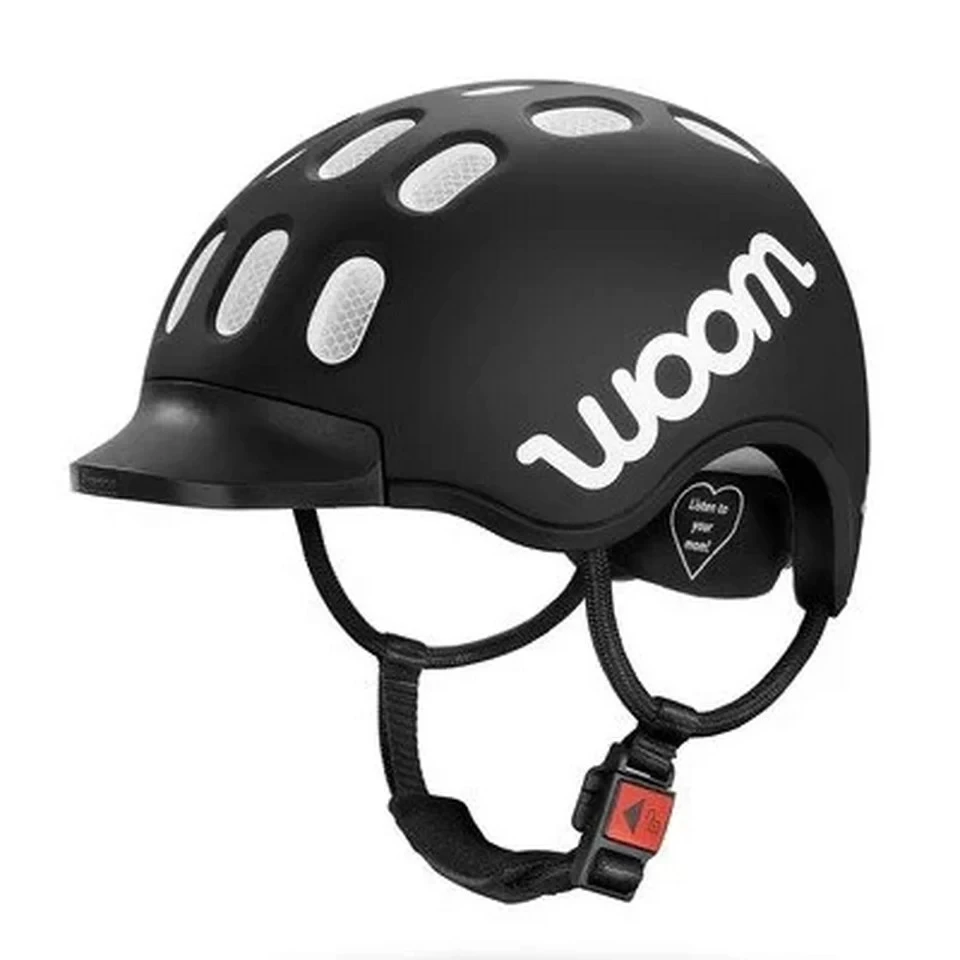1. Casca bicicleta copii WOOM Negru