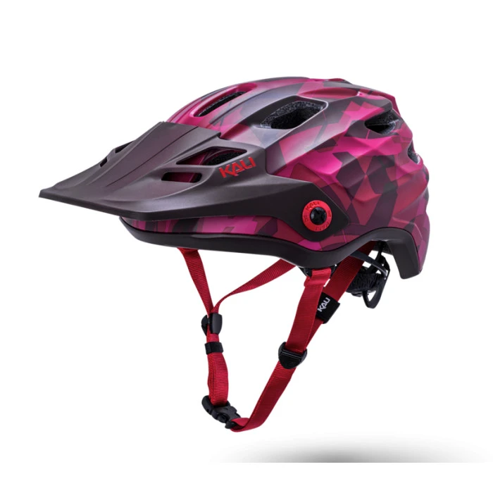 1. Casca Bicicleta Kali Maya 3.0 Camo Matte Red / Burgundy