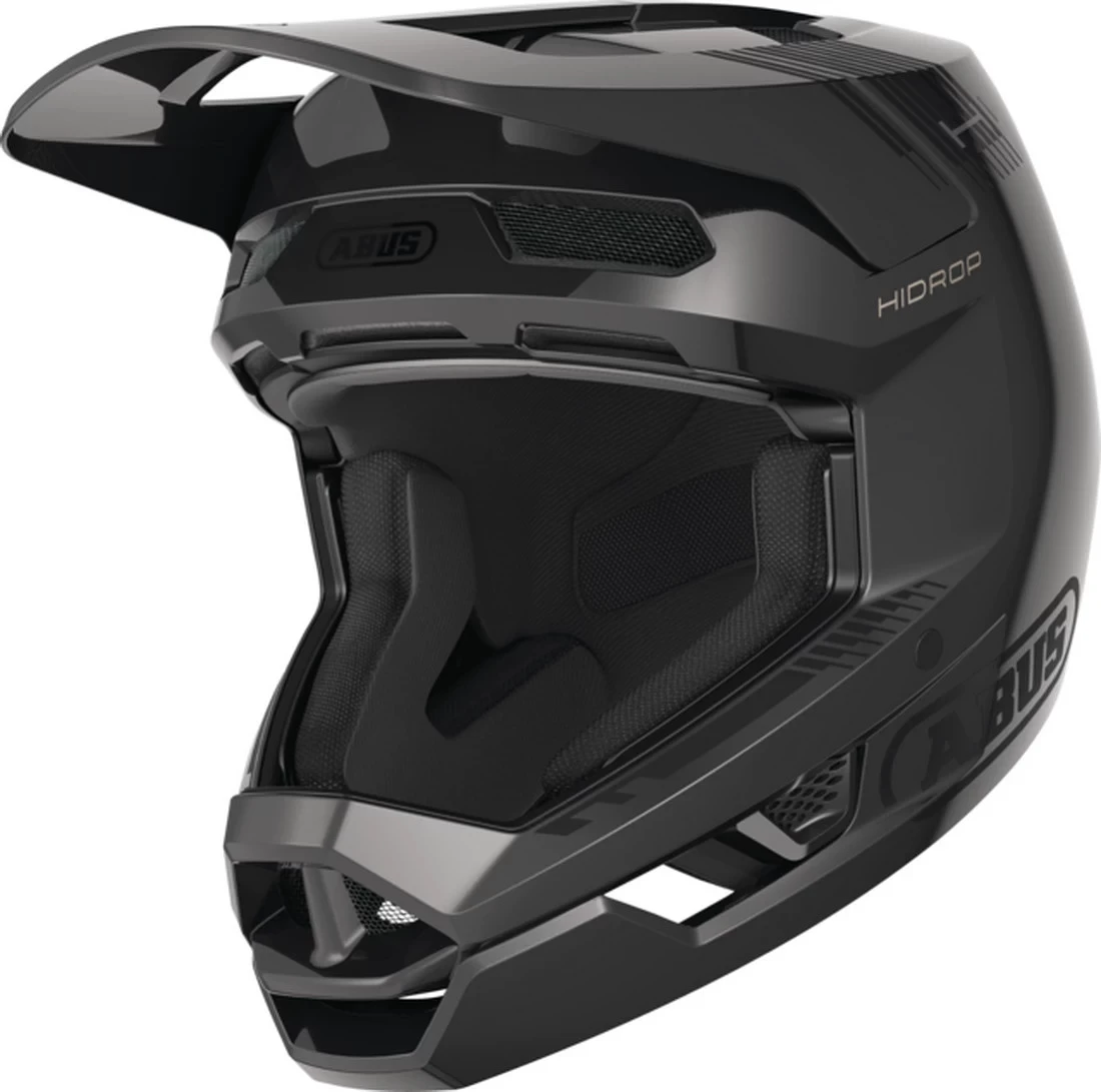 1. Casca MTB Full Face ABUS Hidrop Shiny Black