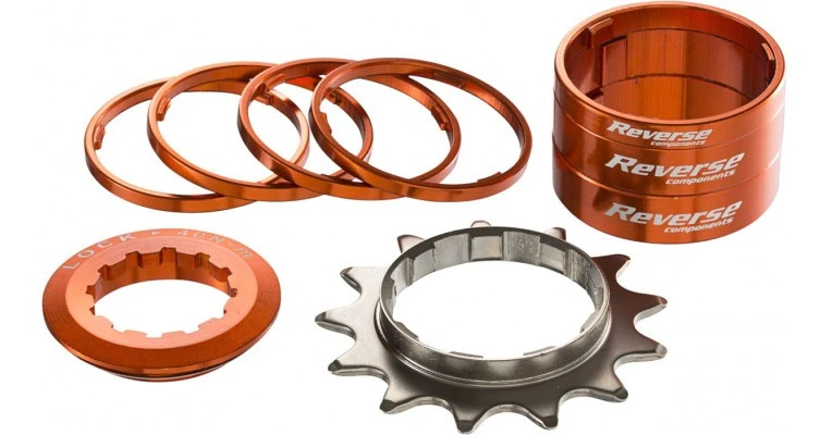 1. Kit single speed Reverse 13T orange