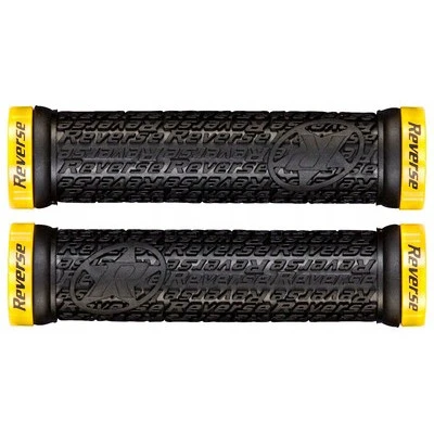 2. Mansoane Reverse Stamp Lock-On 135/30mm Negru/Galben