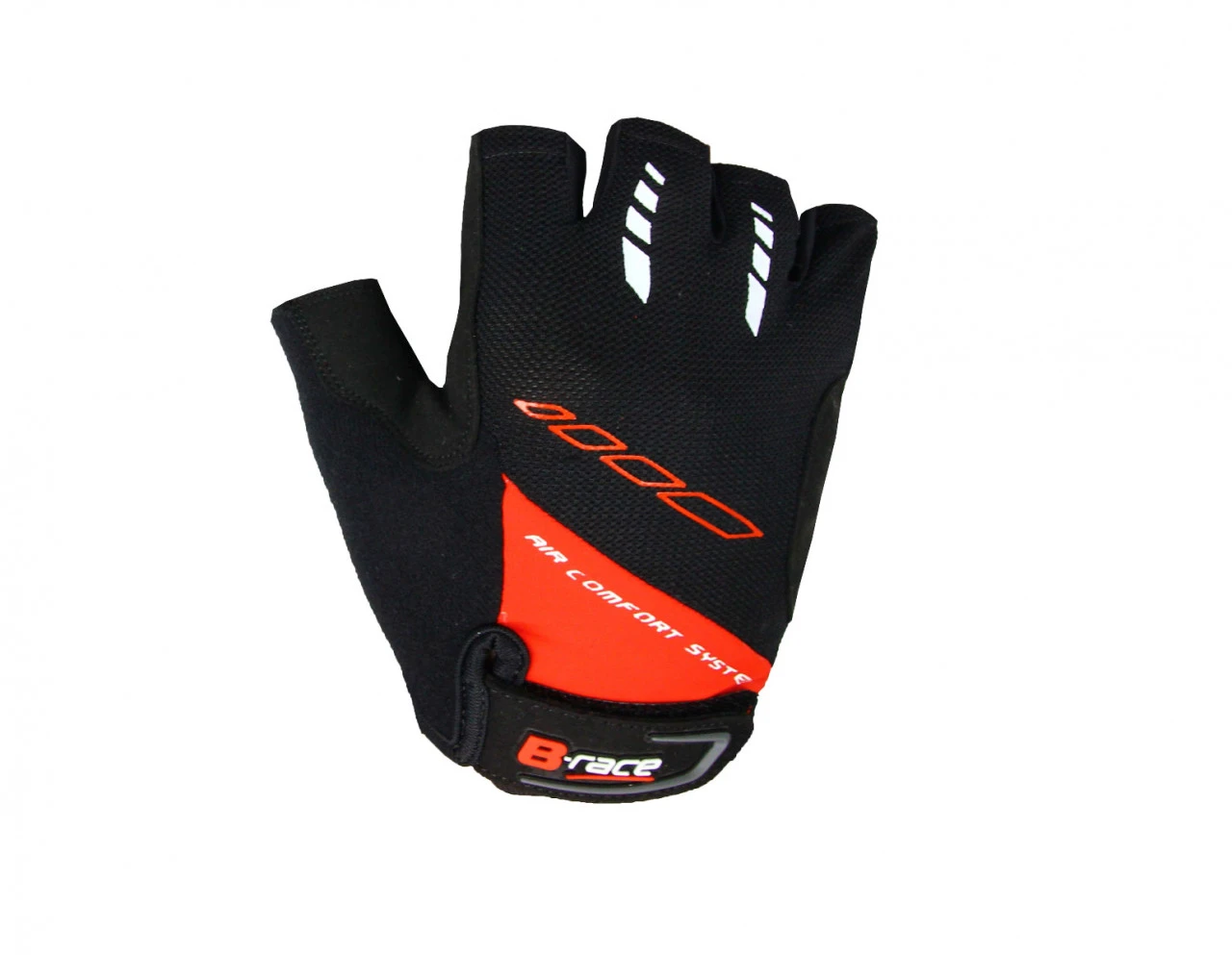 1. Manusi B-RACE BUMP Negru/Rosu L