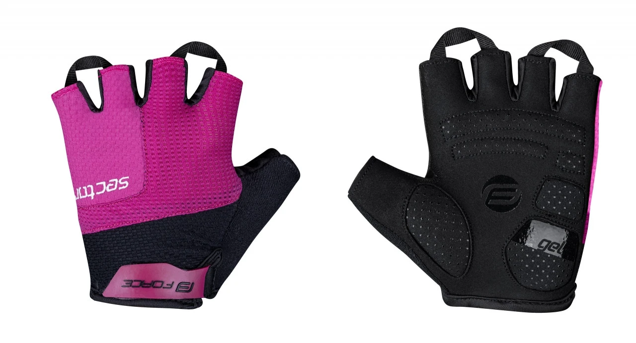 1. Manusi Force Sector Lady gel negru/roz