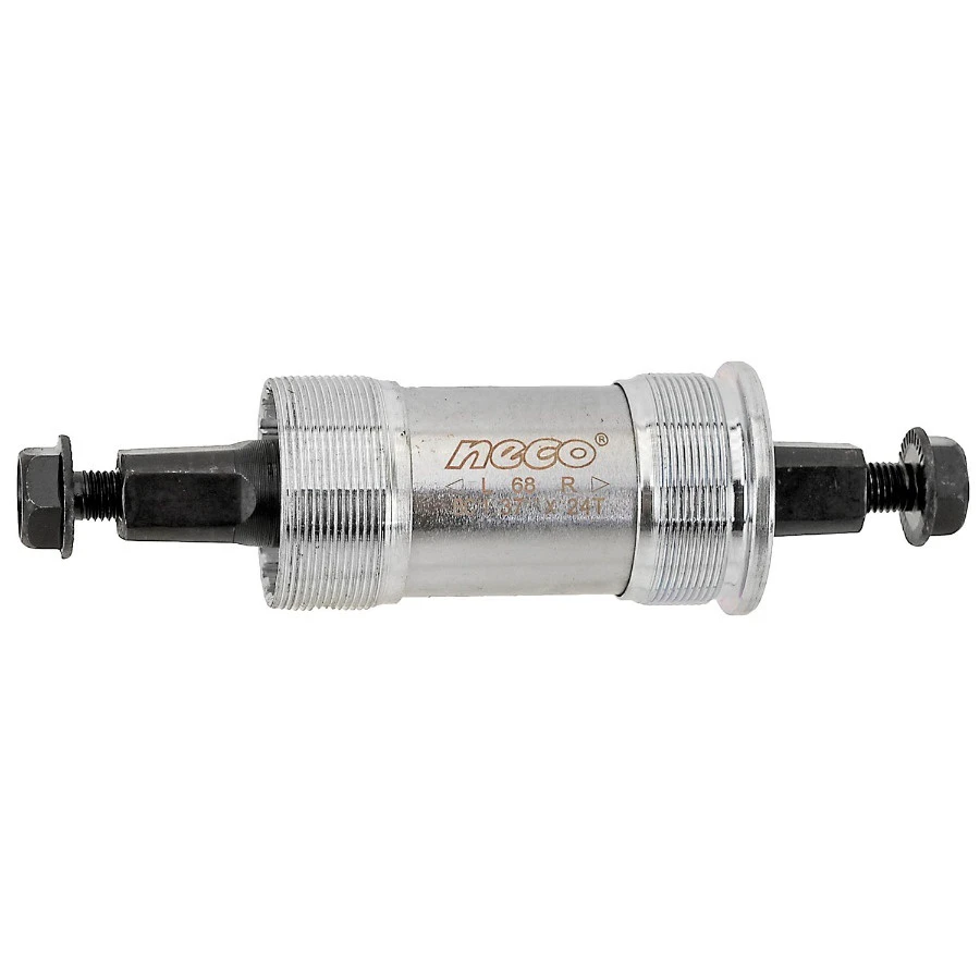 3. Monobloc Pedalier NECO 127,5/31 mm, Cupe Metal, Silver
