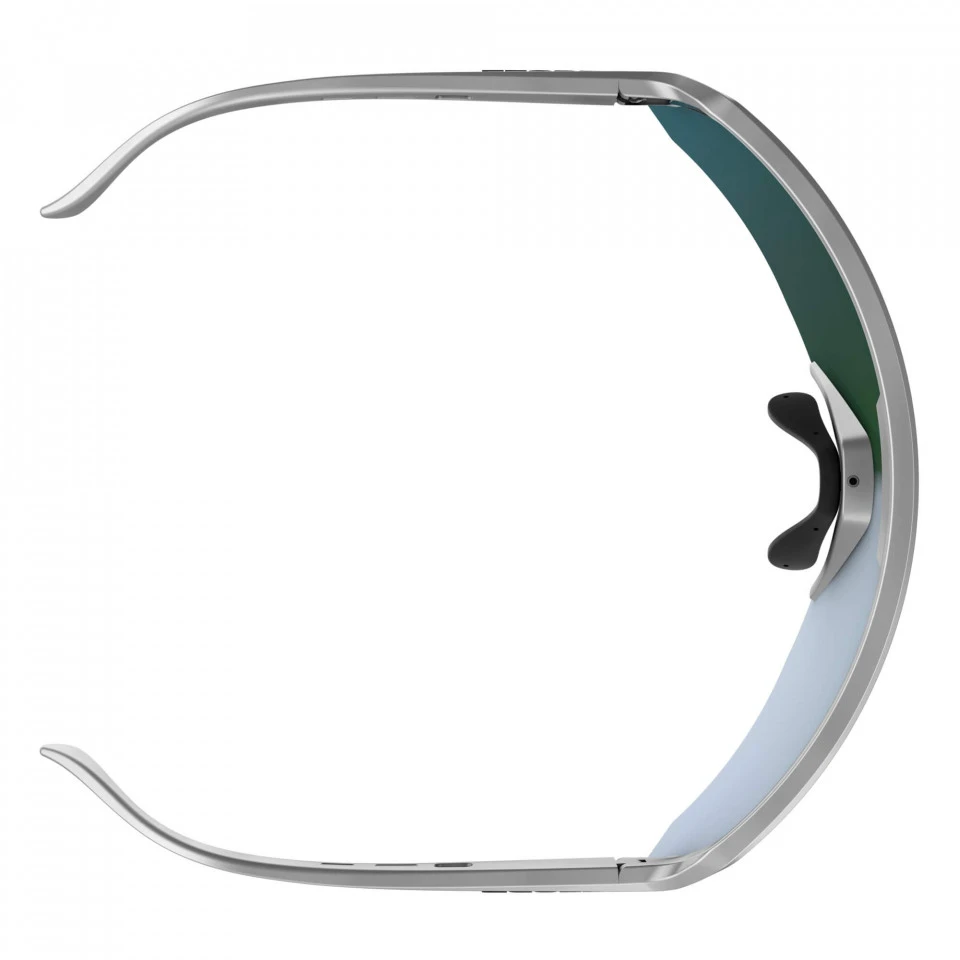 4. Ochelari de soare SCOTT Sport Shield Supersonic EDT. argintiu-crom verde
