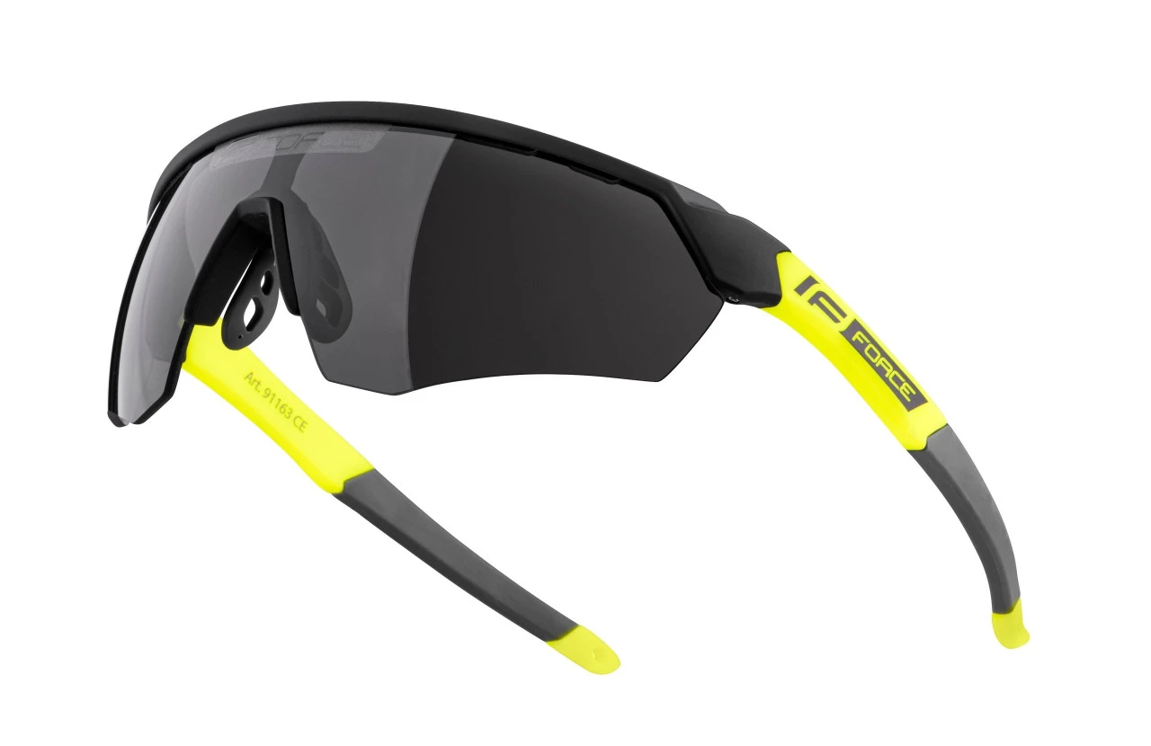 1. Ochelari Force Enigma, lentila neagra, negru/fluo mat