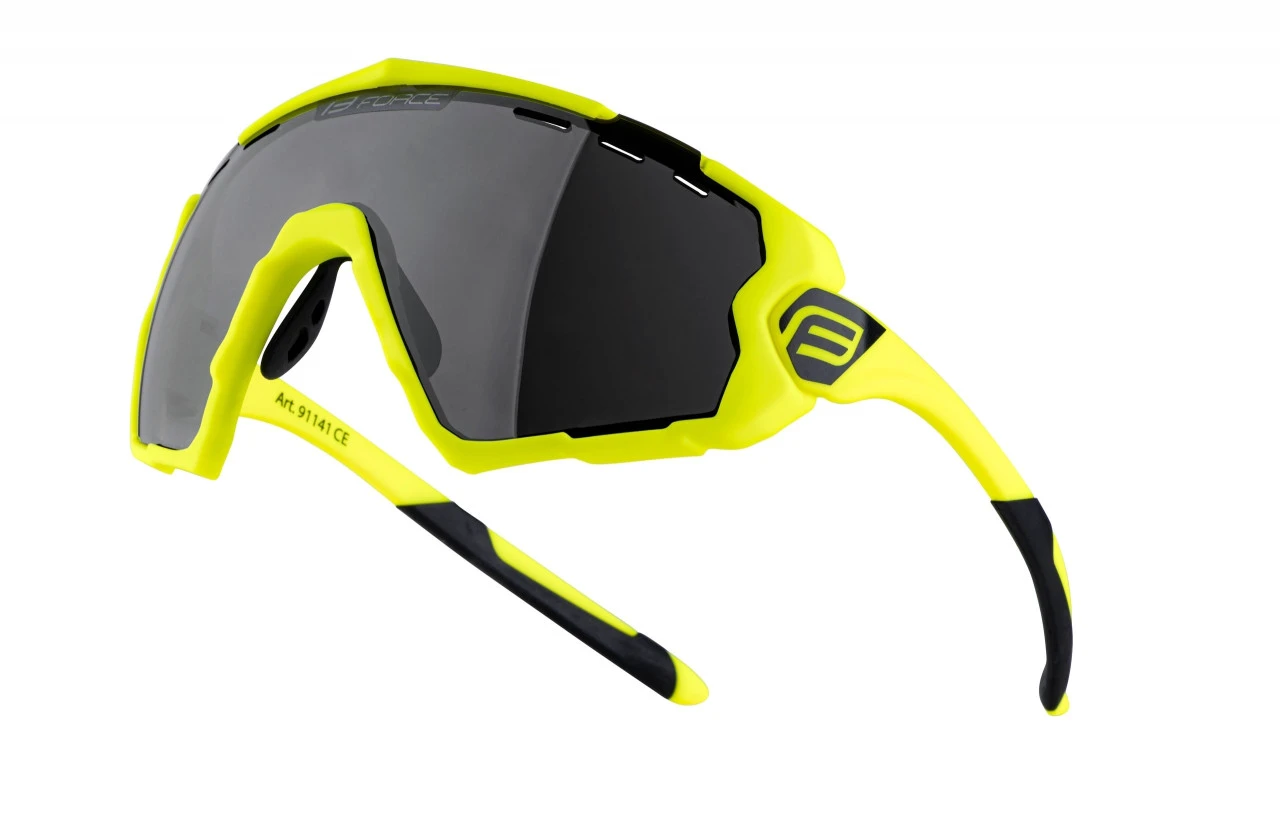 1. Ochelari Force Ombro, lentila negru laser, fluo mat