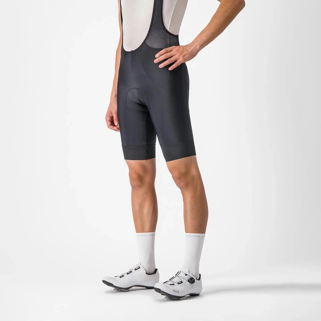 5. Pantaloni scurti cu bretele CASTELLI Entrata 2 Negru