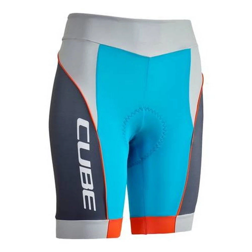 1. Pantaloni scurti CUBE Teamline WS Cycle Shorts Dama