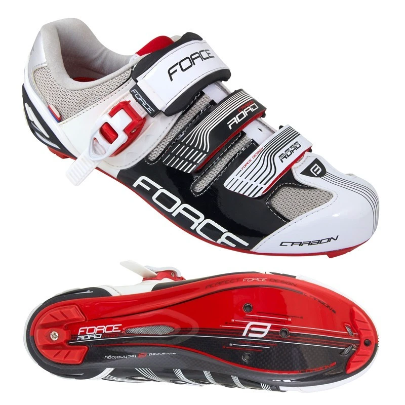 1. Pantofi Force Road Carbon negru/alb