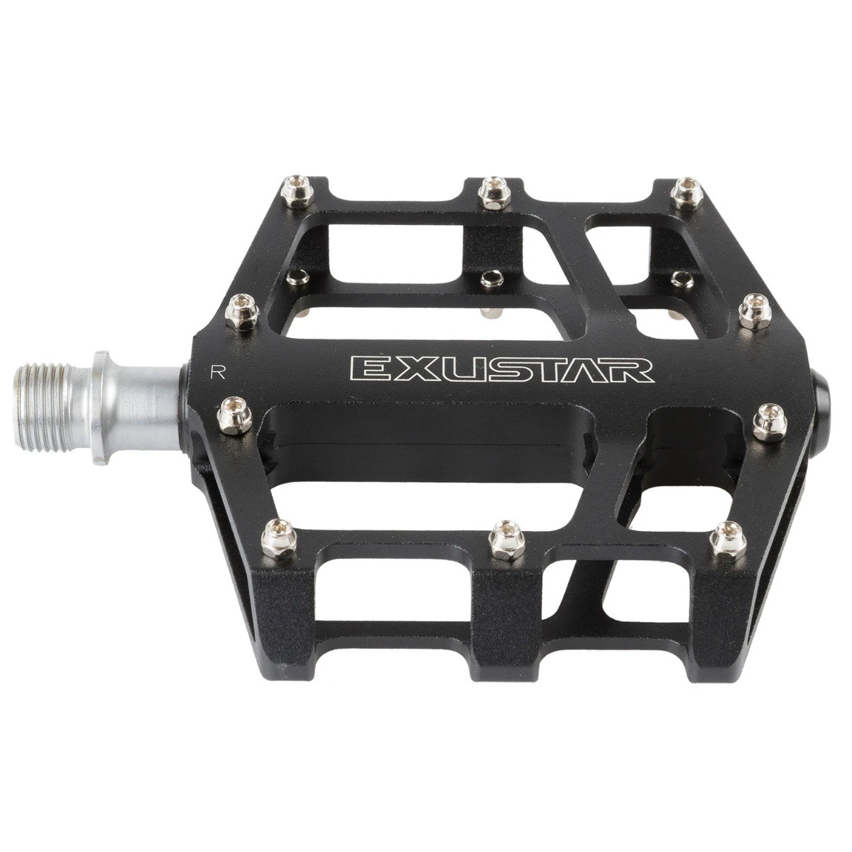 1. Pedale Aluminiu BMX EXUSTAR E-PB525-Negru
