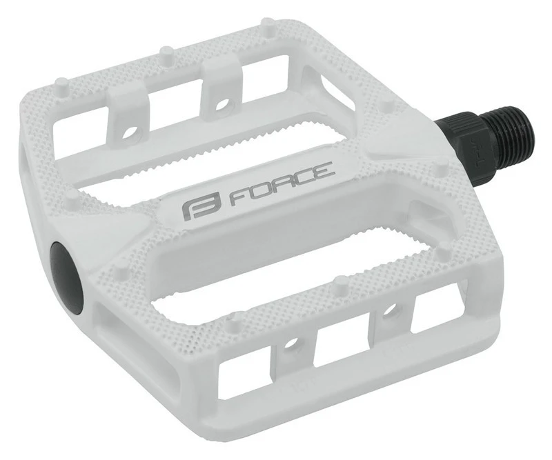 1. Pedale BMX Force Hot aluminiu albe