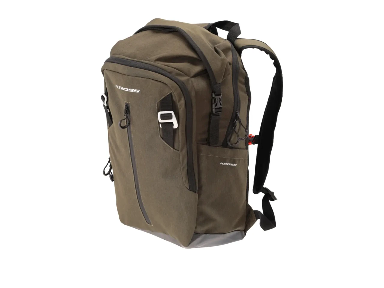 1. RUCSAC pentru bicicleta KROSS JOURNEY CASUAL VERDE ARMY