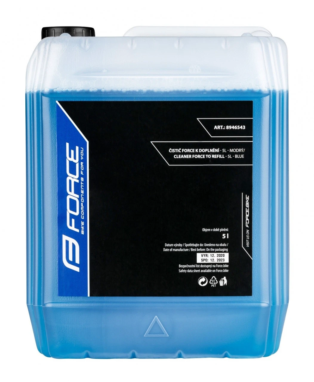 1. Solutie curatare Force 5l albastra