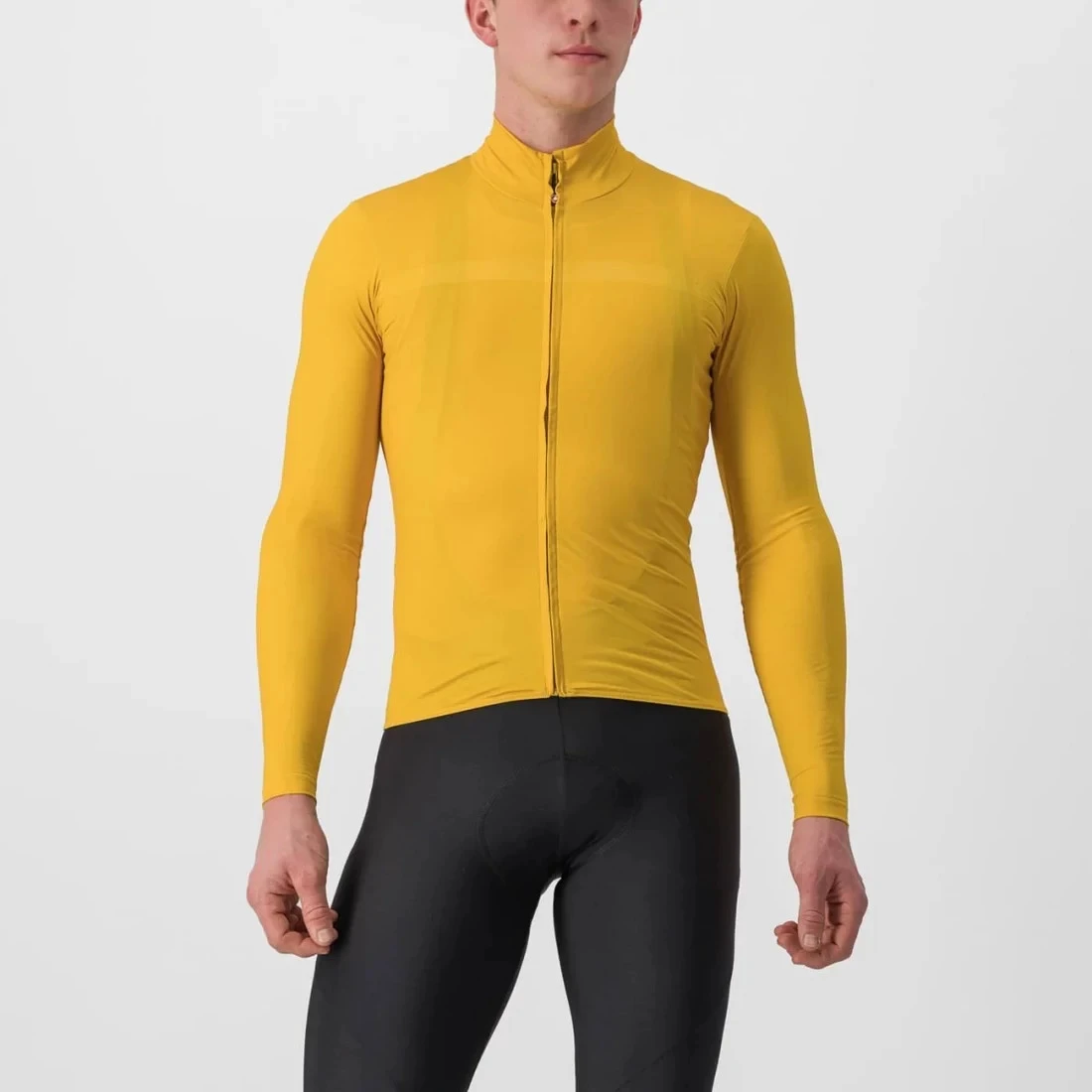 1. Tricou maneca lunga CASTELLI PRO Thermal Mid LS Galben