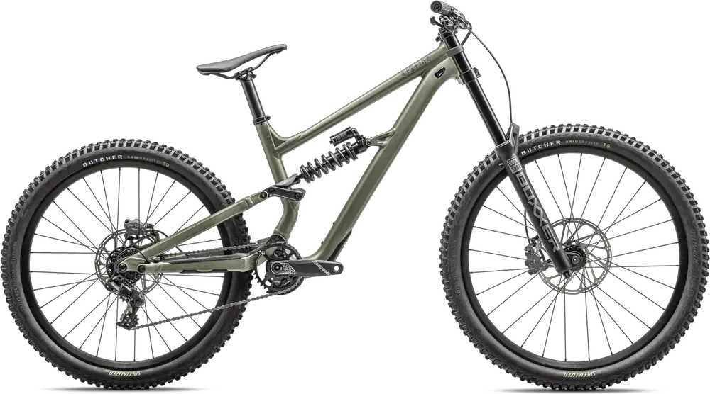 1. Bicicleta Full Suspension SPECIALIZED Status 2 170 DH - Satin Metallic Spruce S2